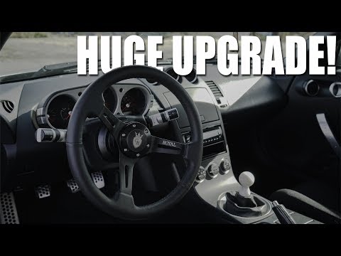 350Z Grip Royal Steering Wheel and NRG Quick Release Install!
