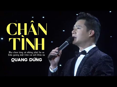 Chân Tình - Quang Dũng | Như Chưa Từng Có Những Phút Lìa Xa