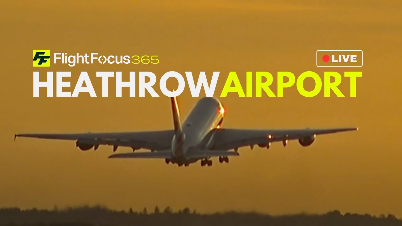 Heathrow Airport Live - Friday 3rd January 2025