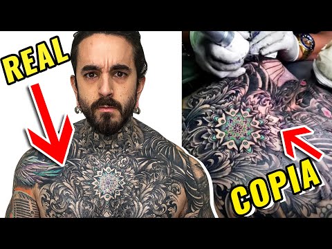 Me COPIAN mi TATUAJE del CUELLO y PECHO a lo PERRAS