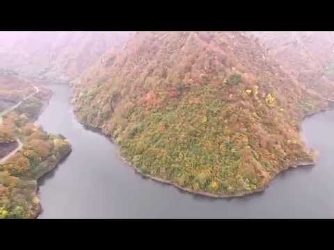 【NIIGATA-SORADORI】黄金の渓谷　色鮮やかな紅葉　奥胎内　胎内市