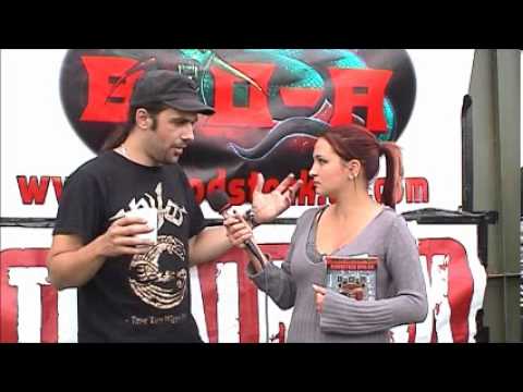 George Kollias (Nile) interview @Bloodstock 2012 with TeePee (TotalRock)