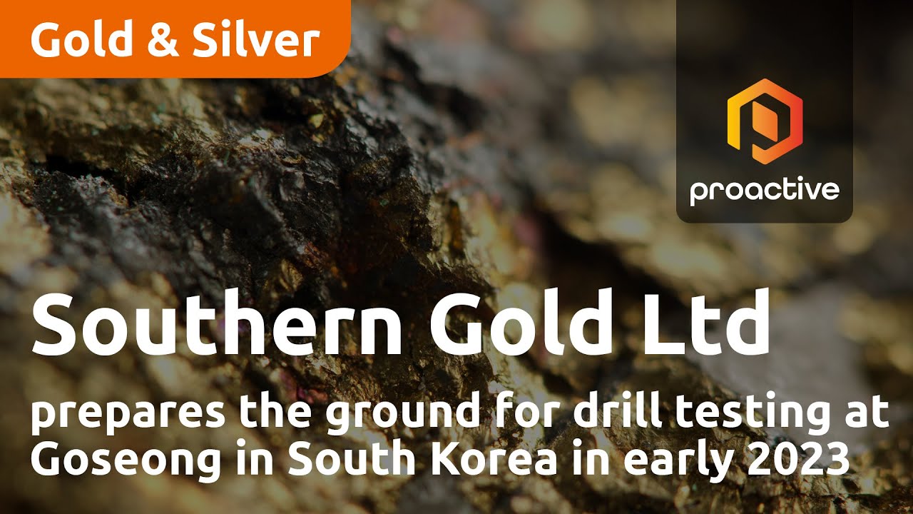 Southern Gold Ltd prepares the ground for drill testing at Goseong in South Korea in early 2023