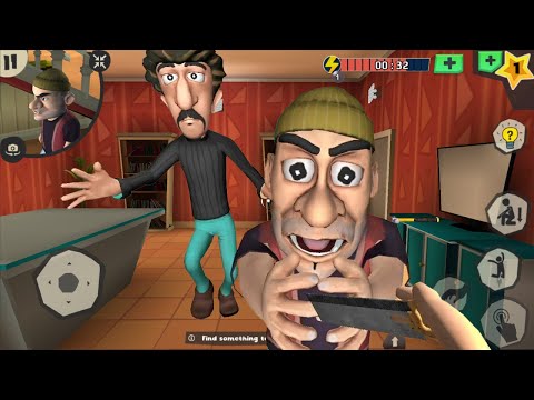 Scary Robber Home Clash _New Update _ Gameplay Walkthrough Part 12 New Prank Funny Game Android/IOS