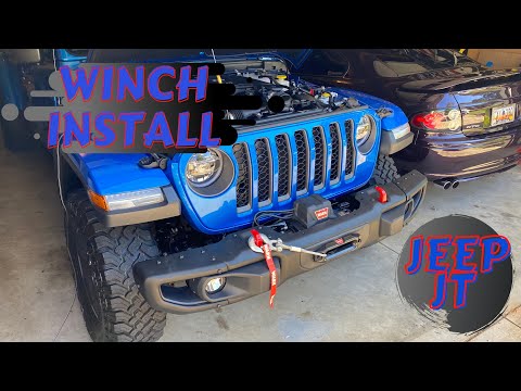 Jeep Gladiator JT Winch Install