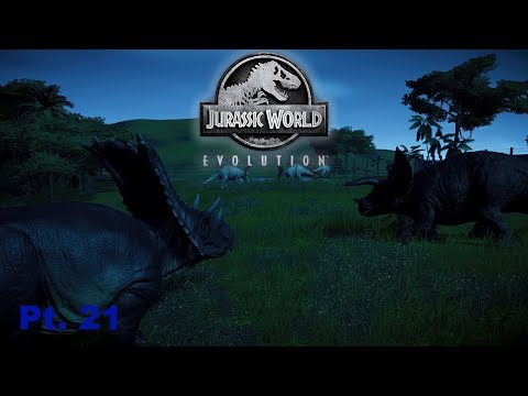 CHASMOSAURUS, CERATOPSIAN EXHIBIT - Jurassic World Evolution (Gameplay) Pt. 21