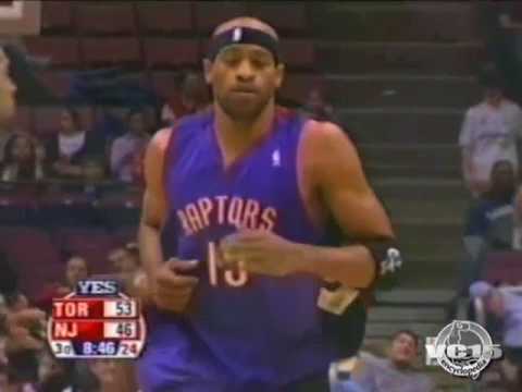 Carter Vintage circus layup vs Nets 2004 season