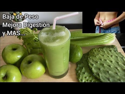Nopal, Celery and Apple Juice for Weight Loss, ONLY 3 INGREDIENTS!