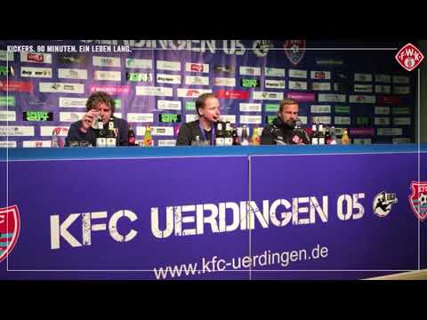 Kickers TV: Die Pressekonferenz nach dem Auswärtssieg beim KFC Uerdingen