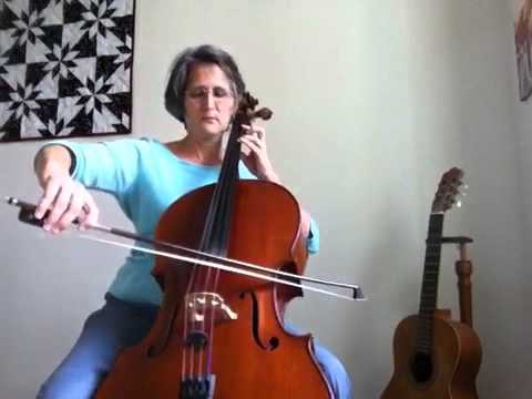 Cello lesson right arm elbow swing