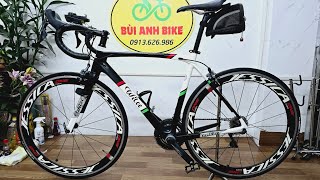 (SOLD) WILEE ITALY brand CARBON rim frame COI NO gr ful R8000 2x11 japan s 50-52 Tel: 0913626986