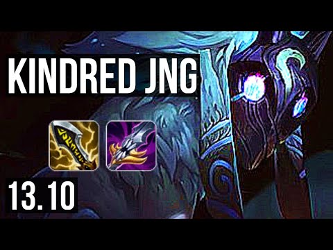 KINDRED vs MAOKAI (JNG) | 900+ games, 14/3/7, Legendary | KR Master | 13.10