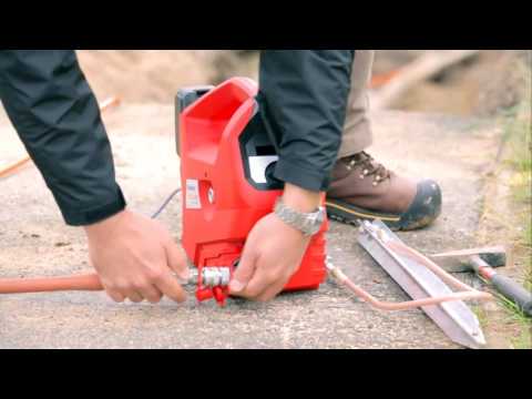 Safety cutter to max. 120 mm dia. with test certificate to 60 kV