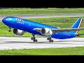 100 AEROPLANE TAKEOFFS LANDINGS In 1 HOUR ROME Fiumicino Airport Plane Spotting FCO LIRF