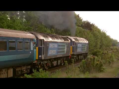 Prestatyn 5.5.2014 - DRS Class 47 47828 47813 Solent - North Wales Scotsman -clag
