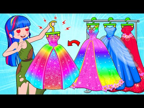 Poor Princess vs DRESS UP CONTEST! Funny Situations | My Little Pony Ep 2 | Poor Princess Life