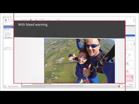 Wat betekent de rode margelijn?