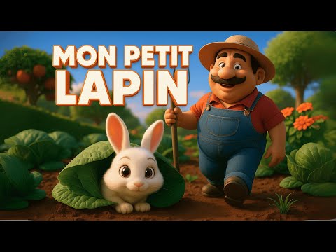 My Little Rabbit 🐰🥬 | Children's Song 🎶 | Famous Nursery Rhyme in French