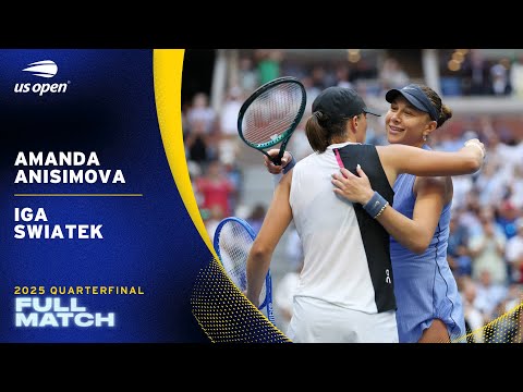 Amanda Anisimova vs. Iga Swiatek Full Match | 2025 US Open Quarterfinal
