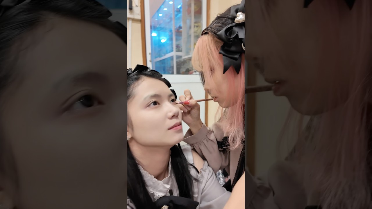 地雷系ベトナム人が勝手に地雷系メイクしてきた結果がヤバかったw #ブロックブラスト #blockblast #pr #ベトナム #地雷系