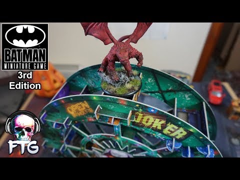 3rd Edition Batman Miniature Game - League of Assassins VS Batman
