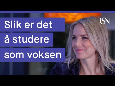Gro Hammerseng-Edin forteller om hvordan det er å studere som voksen