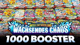1000 BOOSTER OPENING von Pokémon Wachsendes Chaos 🔥