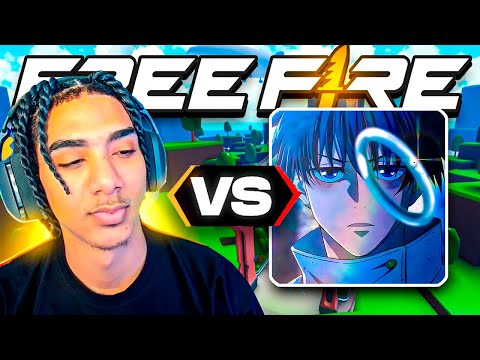 I'm facing off against Yuta in Roblox's Free Fire... Who is the noob?