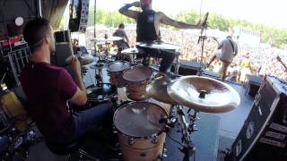 THE WAKE - MATT GREINER - AUGUST BURNS RED - WARPED 2015 (LIVE)