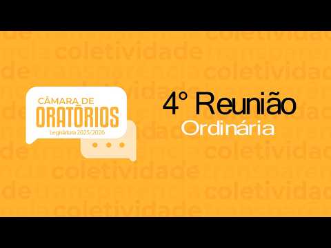 4° Reunião Ordinária Oratórios MG