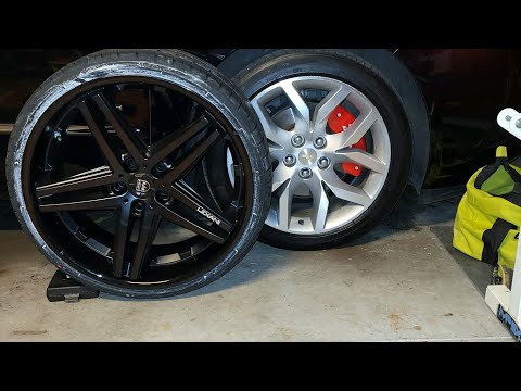 22' lexani ekko on my 2015 impala MY RIMS FINALLY CAME!!!