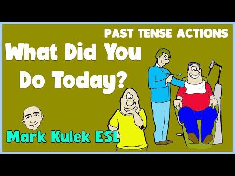 What Did You Do Today? (clips) | English speaking practice - Mark Kulek ESL