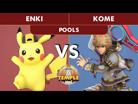 Temple: Hermès Edition POOLS - Enki (Pikachu) Vs. Kome (Shulk) SSBU Ultimate Tournament