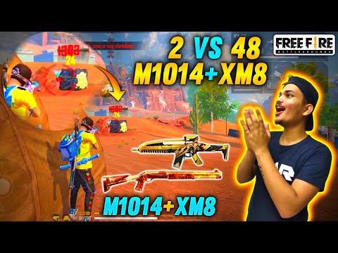 FREE FIRE RANK MATCH || DUO VS SQUAD ON HEROIC - 17 KILLS MATCH || TWO SIDE GAMERS