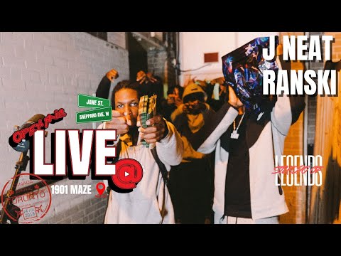 J Neat x Ranski Gleechie - Blood In My Eyes  | Open Mic LIVE @ 1901 Maze #Toronto #JaneSt.