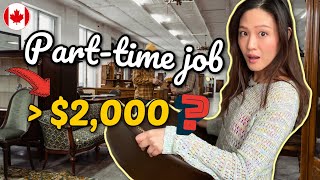 Working as SALES person at a furniture store (student job!)
