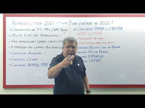CONCURSO PM-BA / CBM-BA 2019 - CONCURSOS NA BAHIA 2022 - PARTE 2