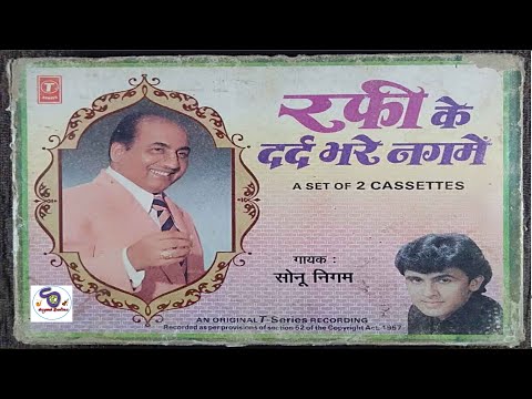 RAFI KE DARD BHARE NAGME BY SONU NIGAM A SET OF 2 CASSETTES