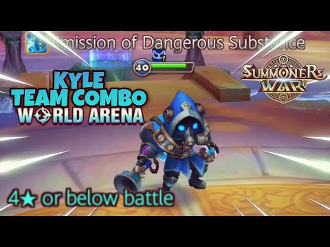 Kyle Team Combo in World Arena Ep. 2 - Summoners War