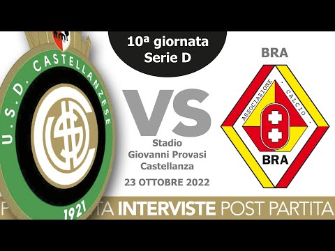 Castellanzese 1-1 Bra 🎙  Mister Achille Mazzoleni