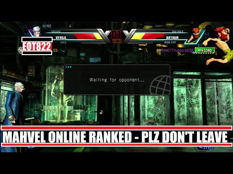 MAHVEL ONLINE RANKED - PLZ DONT LEAVE - UMVC3 ONLINE RANKED