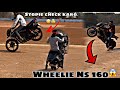 NEW VLOG || NS 160 wheelie 😳||NEW PASSION WHEELIE AND Stopie😳😰||@_Ns_Player.04