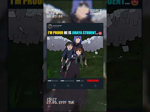 I'M PROUD 🥲 SHE IS JIRAYA'S STUDENT 🔥☠️ #konan #yahiko #nagato #jiraya #narutoshippuden #animeshorts