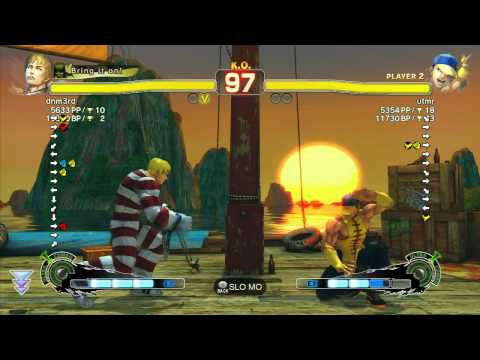 SSF4 AE: Sasaki (Cody) vs F*ck Yun (Yun) - Ranked Match (720p HD)