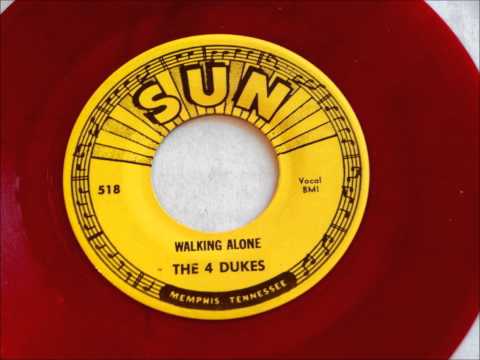 4 Dukes aka Four Dukes - Walking Alone / Annie - Unreleased Sun Recorded Circa 1957