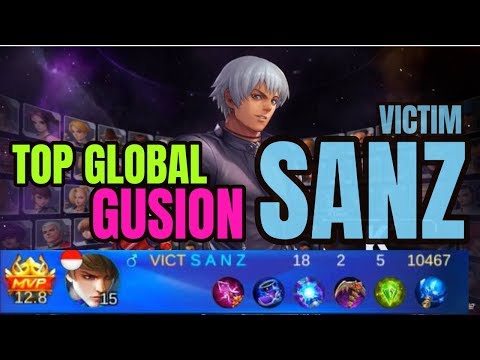 GUSION SANZ | Top 3 Global Gusion By VICT SANZ Pro player gusion