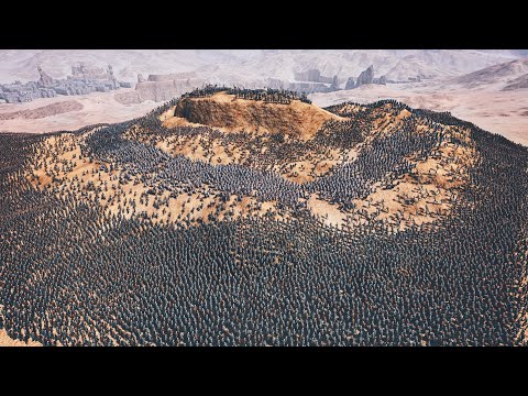Can Medieval Forces Defend Hill From 50,000 Zombies? | Ultimate Epic Battle Simulator | UEBS
