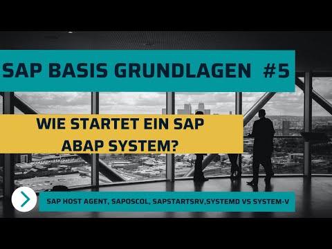 SAP Basis Grundlagen #5 - Wie startet ein SAP System?