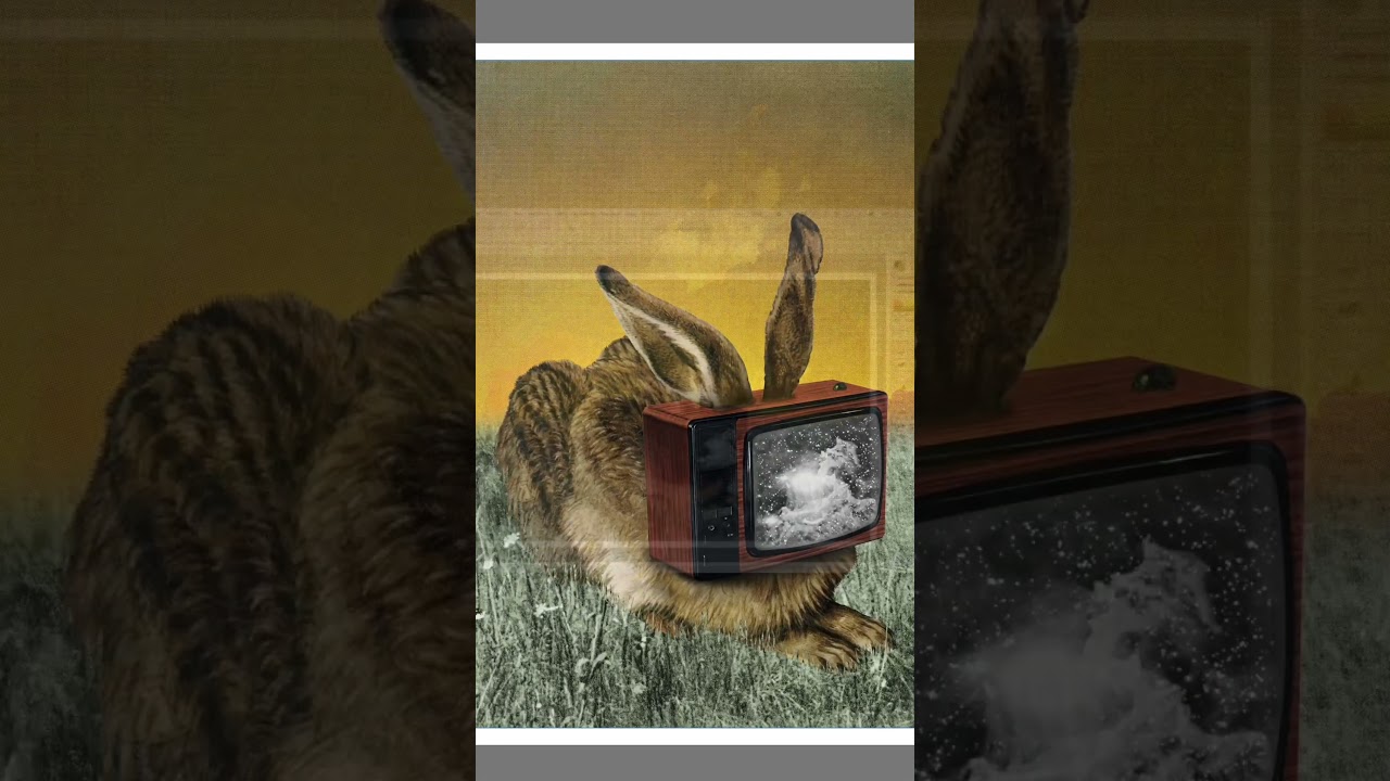 Making of Garden Eden # #collageart  #makingof #easter #art #ostern #digitalart #rabbit #nftart