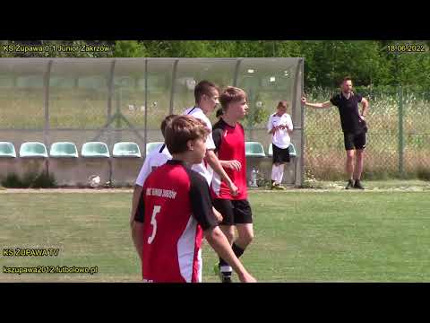 Skrót meczu młodzików: KS Żupawa - Junior Zakrzów (18.06.2022)
